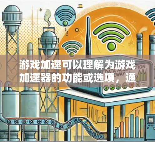 游戏加速可以理解为游戏加速器的功能或选项,通常指在玩游戏中使用加速器来帮助优化游戏性能或加快游戏速度。以下是关于游戏加速的一些常见问题和解答 游戏加速可以理解为游戏加速器的功能或选项,通常指在玩游戏中使用加速器来帮助优化游戏性能或加快游戏速度。以下是关于游戏加速的一些常见问题和解答