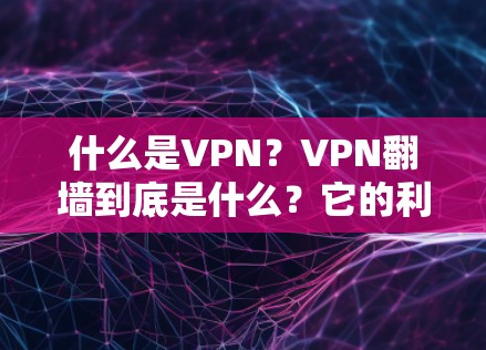 什么是VPN?VPN翻墙到底是什么?它的利弊及使用建议 什么是VPN?VPN翻墙到底是什么?它的利弊及使用建议