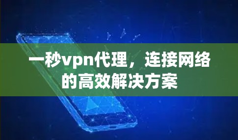 一秒vpn代理，连接网络的高效解决方案