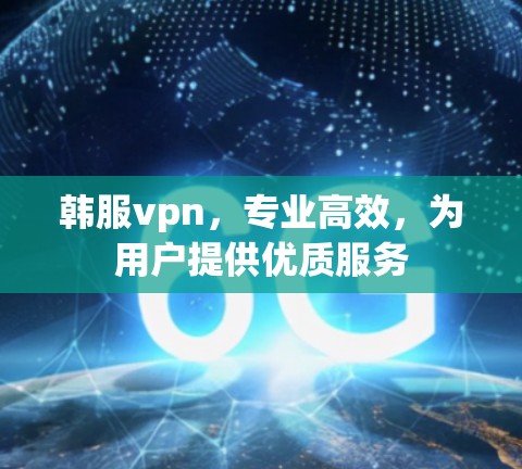 韩服vpn，专业高效，为用户提供优质服务