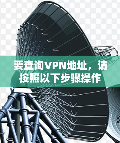 要查询VPN地址，请按照以下步骤操作