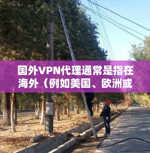 国外VPN代理通常是指在海外（例如美国、欧洲或亚洲）提供VPN服务的平台或服务提供商。这些平台可能通过网络访问国内VPN服务，从而提供更安全、更可靠的网络连接