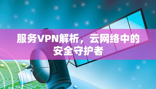 服务VPN解析,云网络中的安全守护者 服务VPN解析,云网络中的安全守护者