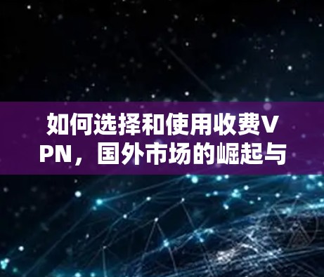 如何选择和使用收费VPN,国外市场的崛起与发展 如何选择和使用收费VPN,国外市场的崛起与发展