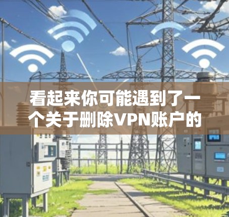 看起来你可能遇到了一个关于删除VPN账户的问题。VPN账户通常是由你创建的,然后被删除或隐藏起来,以便你暂时离开网络。如果你确实创建了一个VPN账户并希望删除它,可以按照以下步骤操作 看起来你可能遇到了一个关于删除VPN账户的问题。VPN账户通常是由你创建的,然后被删除或隐藏起来,以便你暂时离开网络。如果你确实创建了一个VPN账户并希望删除它,可以按照以下步骤操作