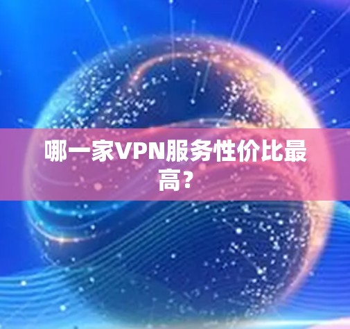 哪一家VPN服务性价比最高？