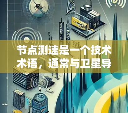 节点测速是一个技术术语,通常与卫星导航系统或导航技术相关。在不同的上下文中,它可能有不同的含义 节点测速是一个技术术语,通常与卫星导航系统或导航技术相关。在不同的上下文中,它可能有不同的含义