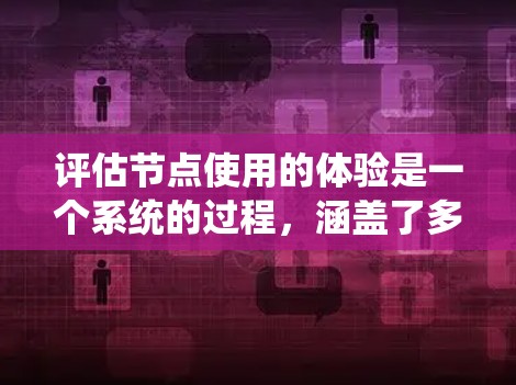 评估节点使用的体验是一个系统的过程，涵盖了多个方面，从性能到安全性、可扩展性，再到网络连接和持续优化。以下是对这一评估的详细总结