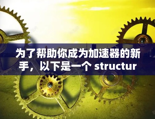 为了帮助你成为加速器的新手，以下是一个 structured 的指南，涵盖所有必要的步骤和资源