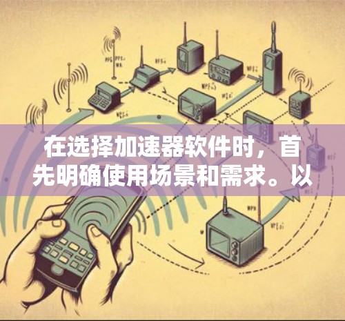 在选择加速器软件时,首先明确使用场景和需求。以下是一个根据不同应用场景推荐的加速器软件列表 在选择加速器软件时,首先明确使用场景和需求。以下是一个根据不同应用场景推荐的加速器软件列表