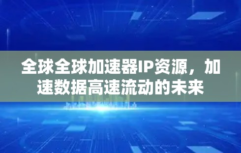 全球全球加速器IP资源，加速数据高速流动的未来