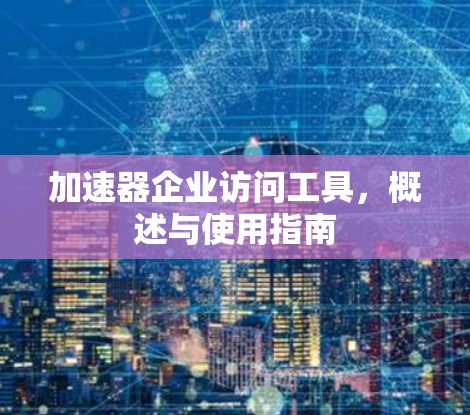 加速器企业访问工具，概述与使用指南