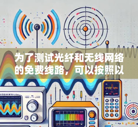 为了测试光纤和无线网络的免费线路,可以按照以下步骤进行