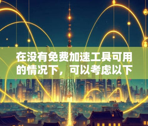 在没有免费加速工具可用的情况下，可以考虑以下方法来解决网页加载慢的问题