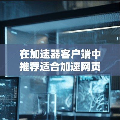 在加速器客户端中推荐适合加速网页加载的工具，可以按照以下步骤进行
