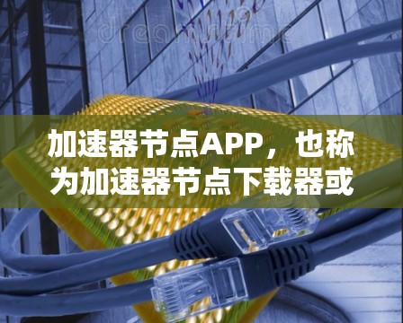 加速器节点APP，也称为加速器节点下载器或下载加速器，是一种用于在网络下载过程中减少延迟和提高下载速度的工具。以下是关于加速器节点APP的一些关键信息和使用方法