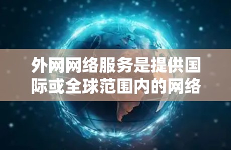 外网网络服务是提供国际或全球范围内的网络连接的设备，用于加速网络传输。以下是对这些服务的详细分析